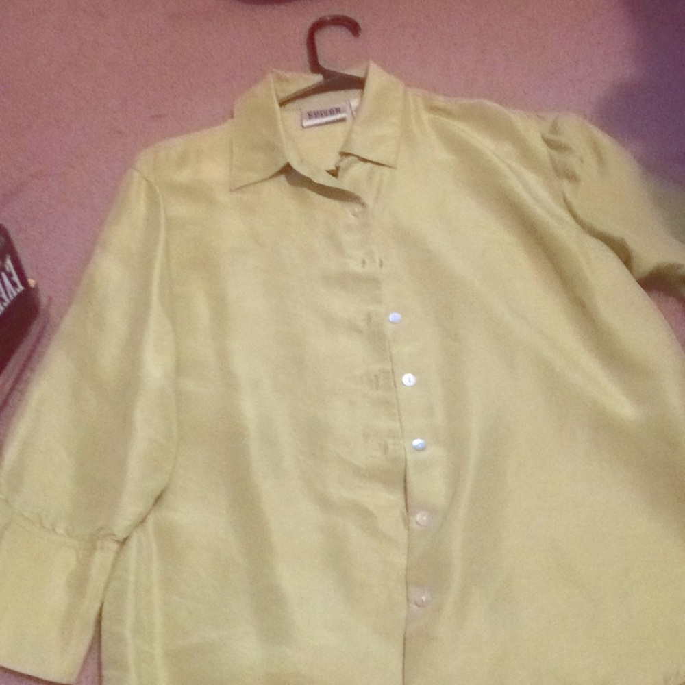 100% silk blouse